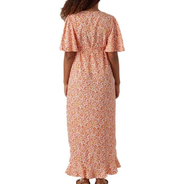 Röd/Vit Klänning Kvinna Vero Moda Gravid Henna