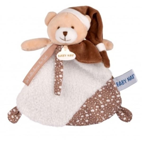 Doudou Bamse Brun Fosforescerande