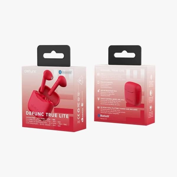 Hörlurar - DEFUNC - True Lite - Bluetooth 5.3 - IPX4 - 20h batteritid