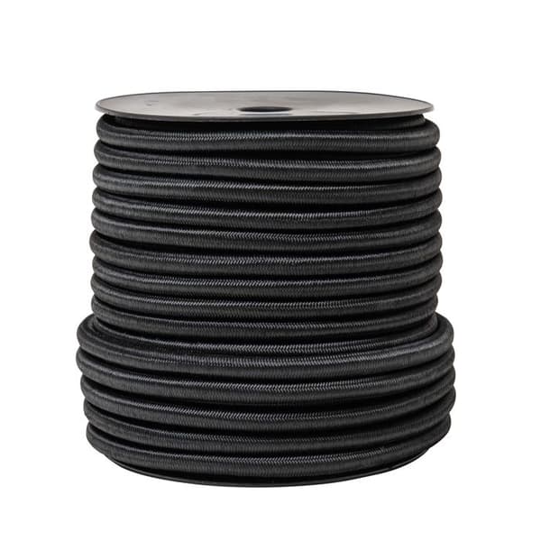 Svart elastisk spännband WERKA PRO rulle 10mm x 40m