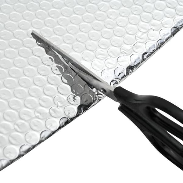 Värmereflekter - Cylindrisk - Silver - 1x30 m - Modern texturerad yta