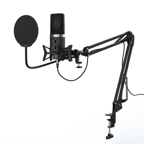 Streamingmikrofon - URAGE - STREAM 900 HD STUDIO - USB - Svart - Justerbart stativ
