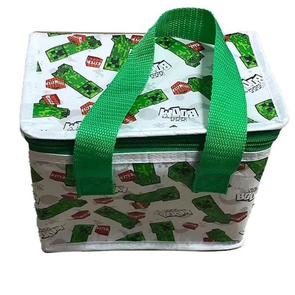 Isolerad plast tote bag Puckator Minecraft Creeper & TNT
