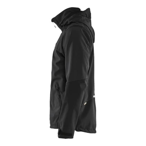Stretch softshell-jacka 2D Svart/Gul neon S 474925139933 Blaklader