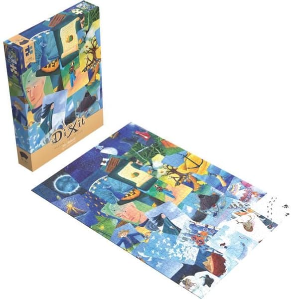 Dixit Puzzle 1000p B. Mishmash - Asmodee - Tecknade serier och serier - Vuxen - Blå