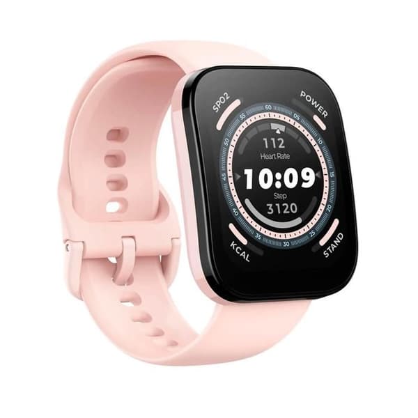 Smart klocka - XIAOMI - Amazfit BIP 5 - Pastellrosa - Vibrerande väckarklocka - Pulssensor