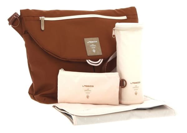 Lässig skötväska - Manu Messenger Bag Rust - Axelrem - Brun - 43x30x16cm