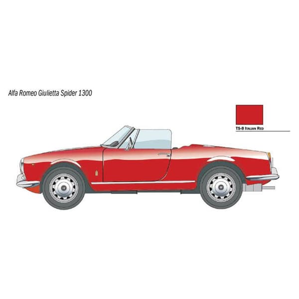 Modellbil: Alfa Romeo Giulietta Spider 1600