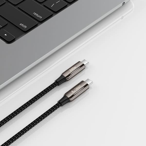 USB-C-kabel Tech-Protect för bil PD240W QC4.0 för iPhone 13, 14, 15, 100 cm