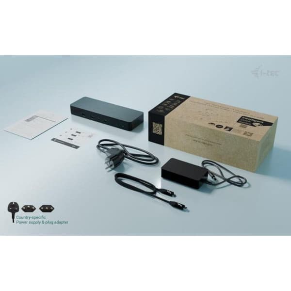 I-TEC Thunderbolt 4 Intelligent Dual Display DS 1x TB4 2x DP 1x GLAN