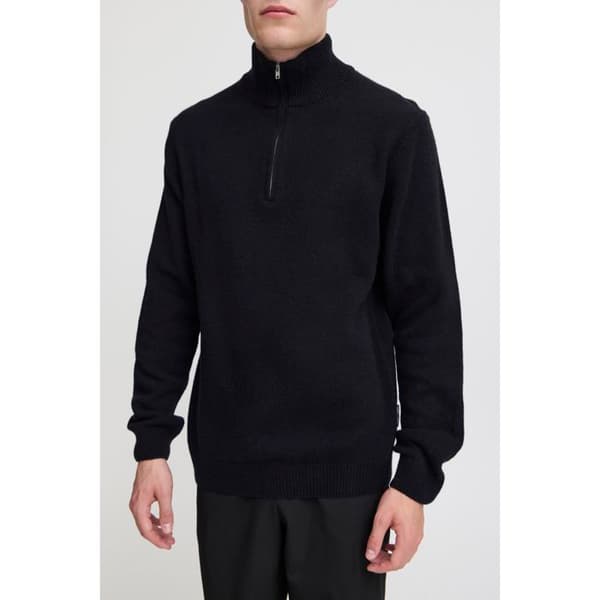 Pull tröja i lammull halv-zip Casual Friday Karl