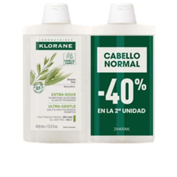A LA LECHE DE AVENA schampo extrasoft duo 2 x 400 ml