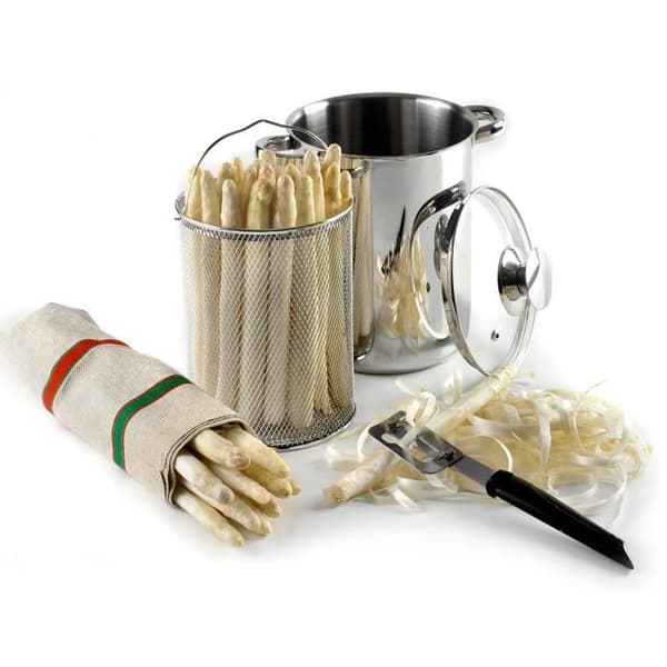 Cuit-Asperges - IBILI - 16 cm - Rostfritt Stål - Glaslock - Diskmaskinssäker