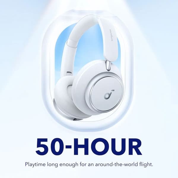 Trådlösa hörlurar - Anker - Space Q45 (A3040G21) - Bluetooth 5.3 - Brusreducering - USB-C