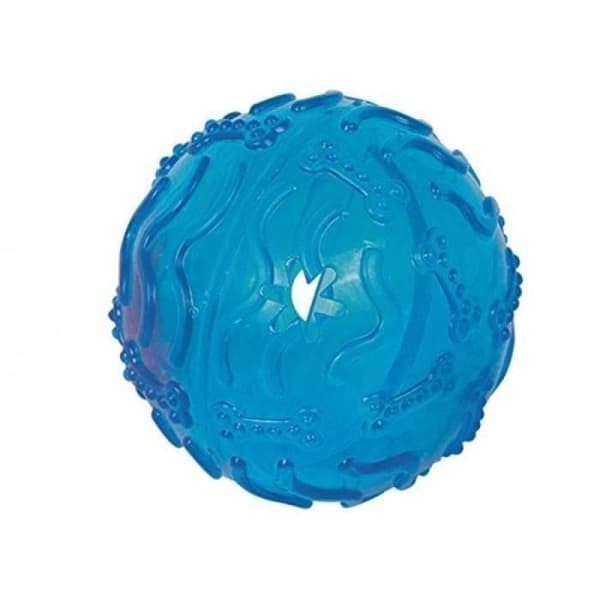 NOBBY HUNDLEKSAKSBEHANDLINGSBOL BLÅ 10 CM