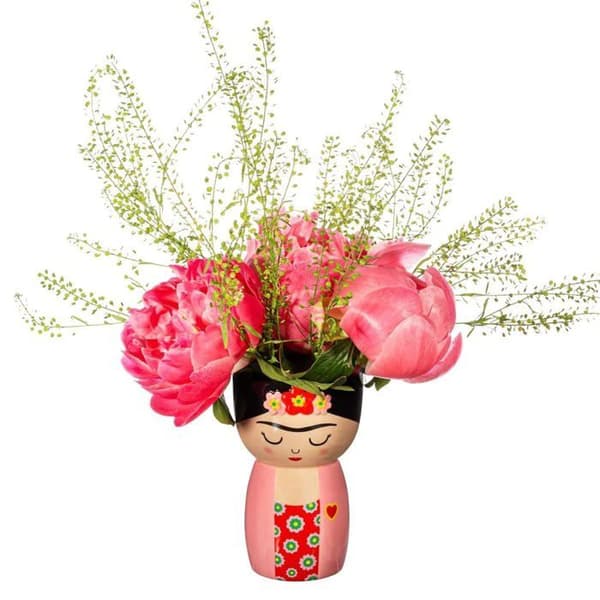 Vas - Sass - Vacker - Soliflore Frida - Klara färger - 8,8x8,8x13,5 cm