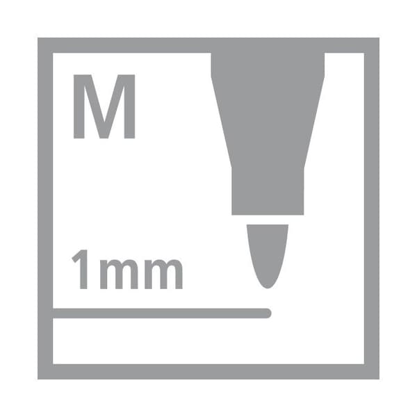 Feutre marker - STABILO - OHPen - Inkräktande - Mediumspets - Blå