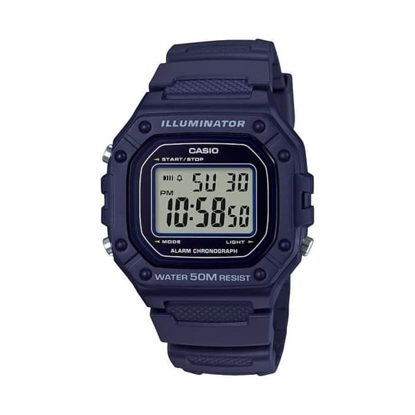 CASIO Sportklocka W-218H-2AVEF - Herr - Blå - 5 bar
