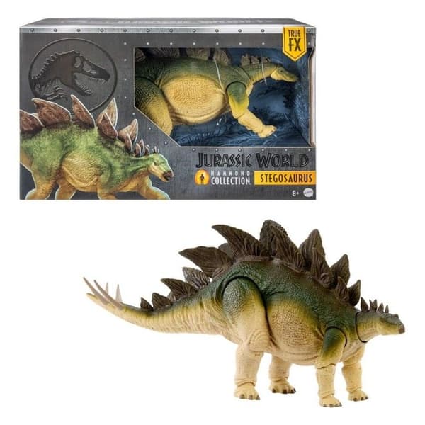 Mattel - Jurassic World Hammond Collection - Figur Stegosaurus