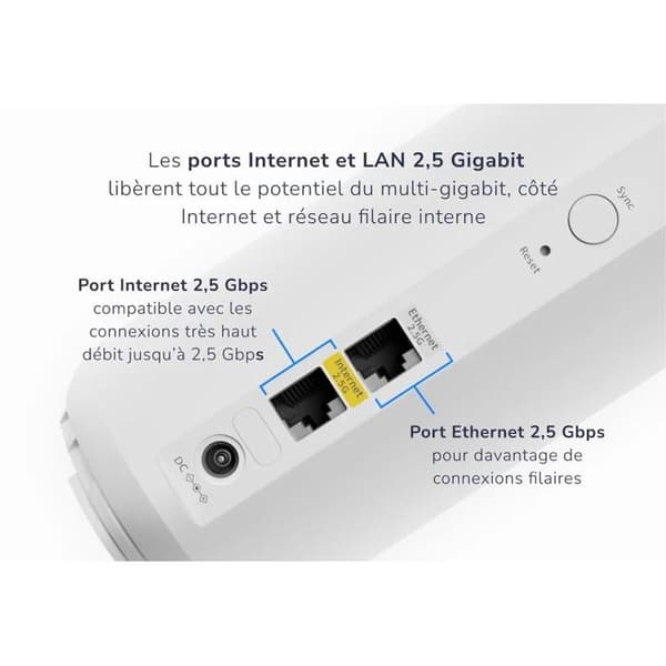 Netgear ORBI3 DB WIFI7 2PK BNDL RBE372 WiFi-repeater