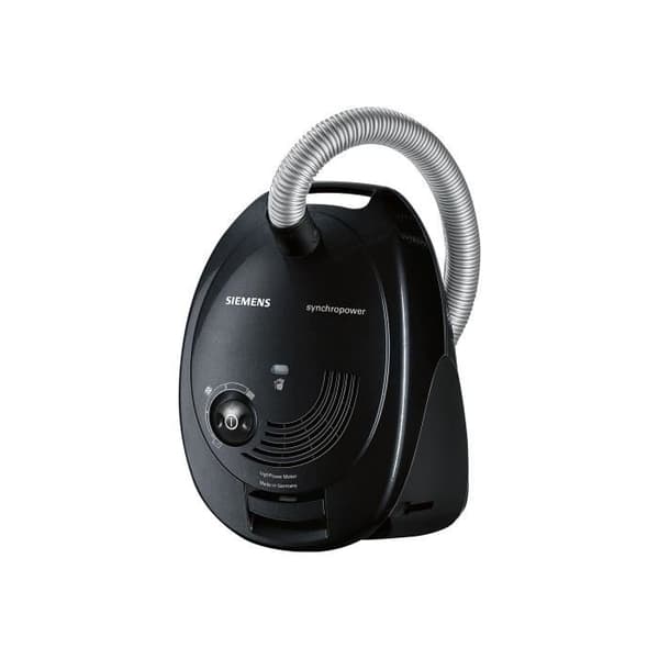 Siemens Synchropower VS06A212 - Dammsugare - släde - påse - svart