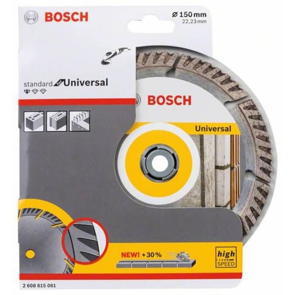 Kapskiva - Bosch - Standard för Universal - Diameter 150 mm - Bredd 2,4 mm - Hål 22,23 mm