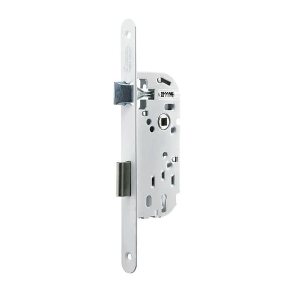 Deadbolt instickslås, väska 135mm, backset 40mm, 1/2 varv vit - VACSEY15RA40BSC