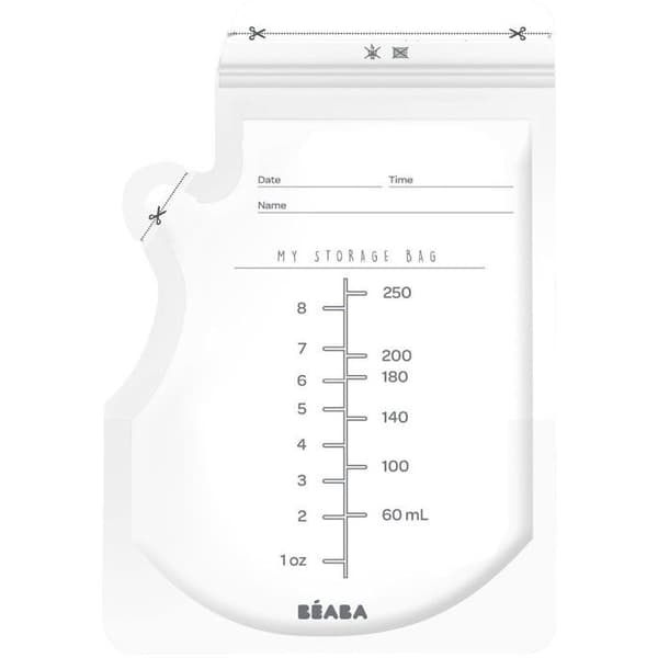 50 Förvaringspåsar för bröstmjölk - BEABA - 250 ml