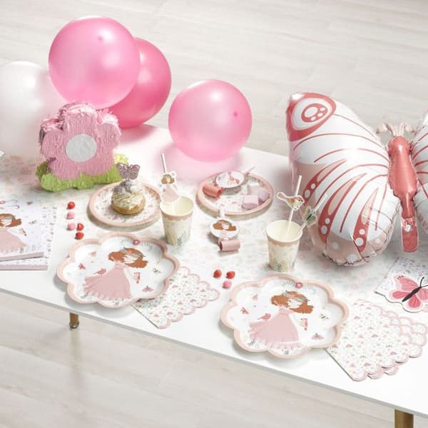 Mini Birthday Pinata "Flower" 20cm Rosa