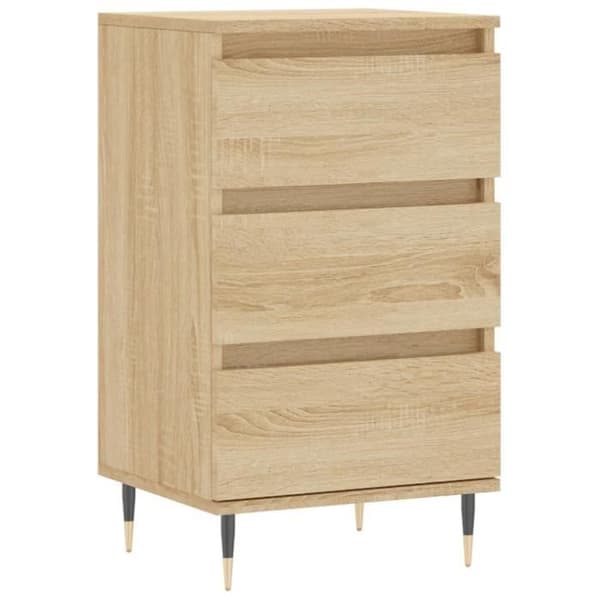 vidaXL Buffé eksonoma 40x35x70 cm ingenjörsträ 831087