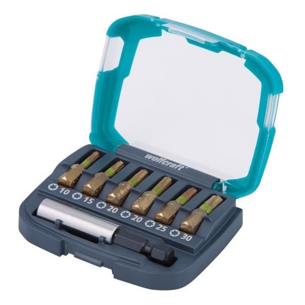 wolfcraft 7-delad diamantskruvmejselbitset 2964000