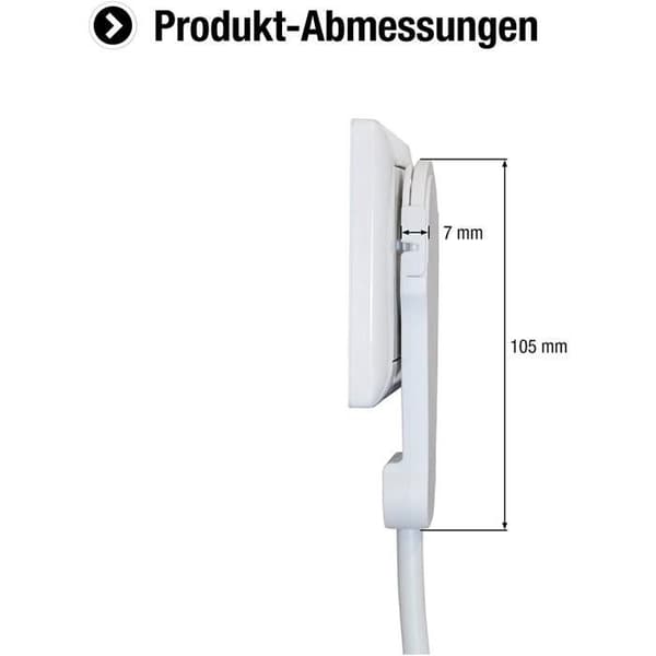 Meister Flat Connector med vikbåge, - 7421070