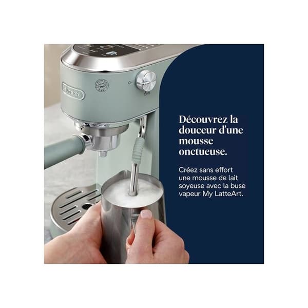 Espressomaskin Delonghi Dedica Duo EC890.GR Grön