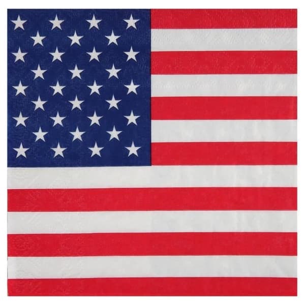 SANTEX Tricolor America servett