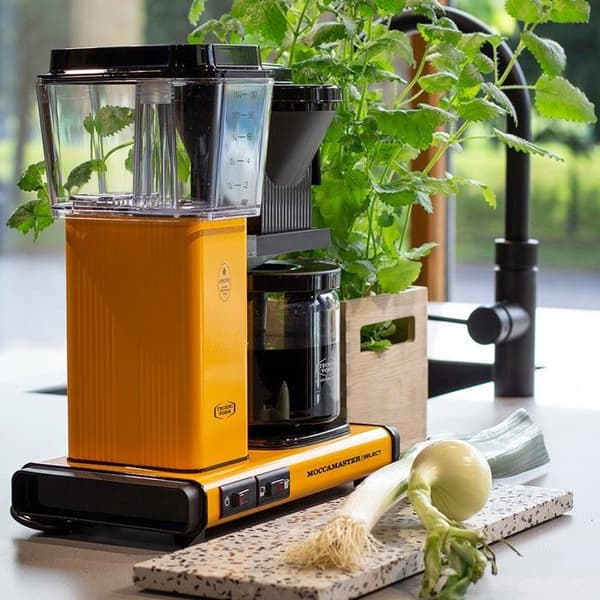 Cafetiere - Moccamaster - KBG Select - 1,25 L - Gul - 10 koppar - Automatisk