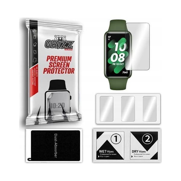 Skärm för smartklocka - Grizzglass hydrogelfilm för smartklockor 28 mm