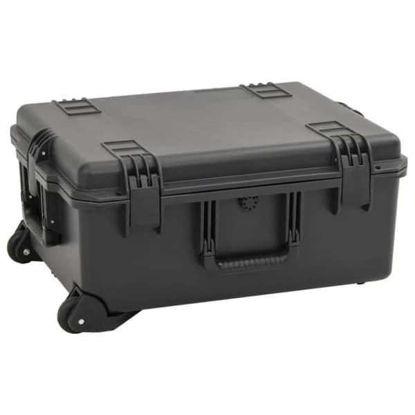 Bärbar flygväskan Svart 62,5x50x28,5 cm PP
