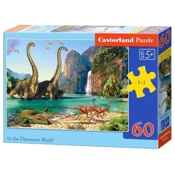 (CSB06922) - Castorland Classic Puzzle 60 bitar - I dinosauriernas värld
