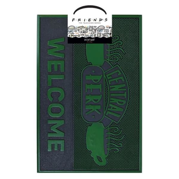Dörrmatta - VÄNNER - Central Perk - Gummi - 60 x 40 cm - Rektangulär