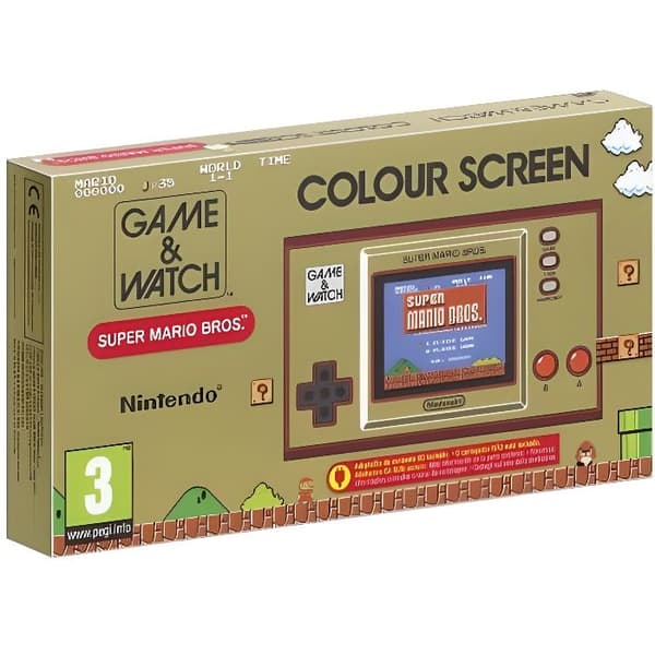 Spel- och klockkonsol • Super Mario Bros.