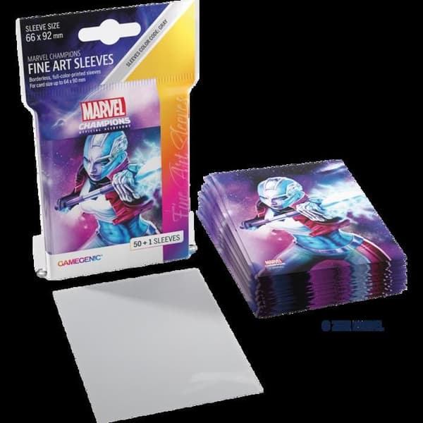 GG - Marvel Champions - 50 pack kortskydd Nebula - Standardformat
