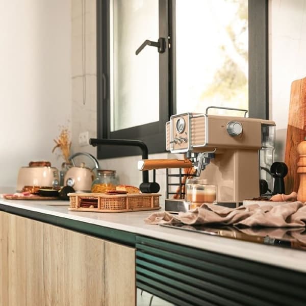 Cecotec Espressomaskin Power Espresso 20 Traditionell Beige Ljus