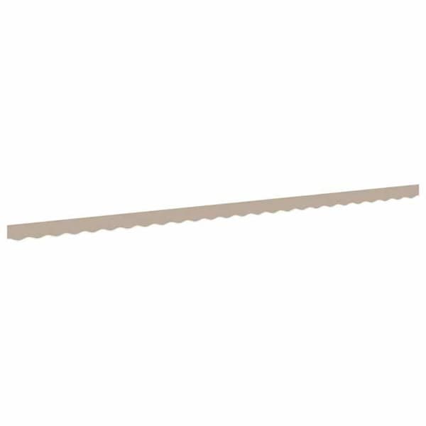 vidaXL Ersättning av valance Beige 6 m Polyester 42000763