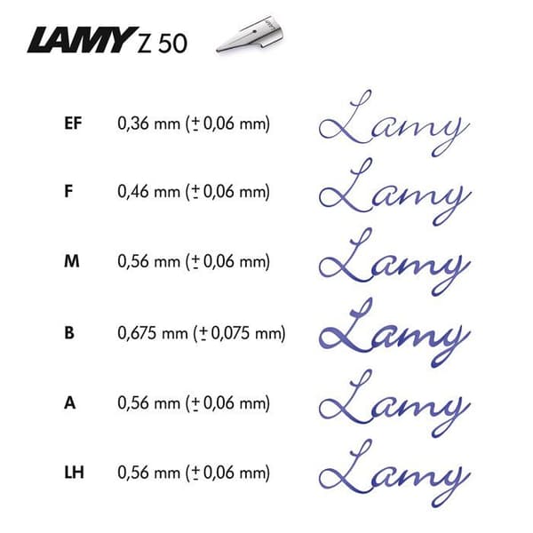 LAMY Safari M - Bläckpenna blå (modell L14M) ergonomisk påfyllningsbar