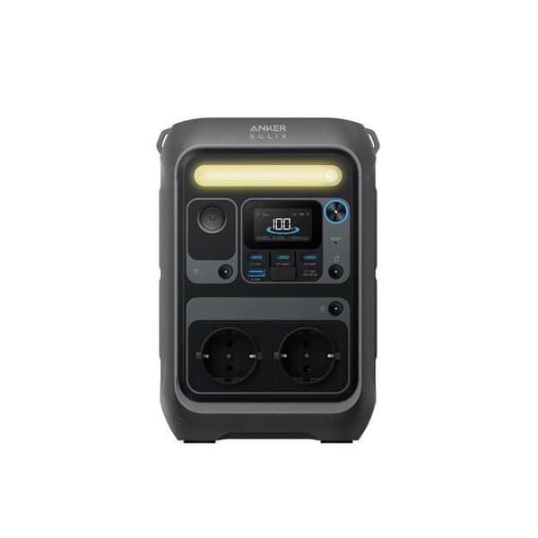 KIT Elektrisk station Anker SOLIX C300X AC med solpanel 60W