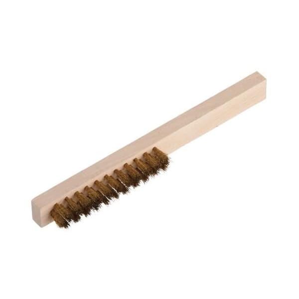 Brosch smyckesrengöring - WOLFCRAFT - 220 mm - Messing - Trådar - Hög kvalitet