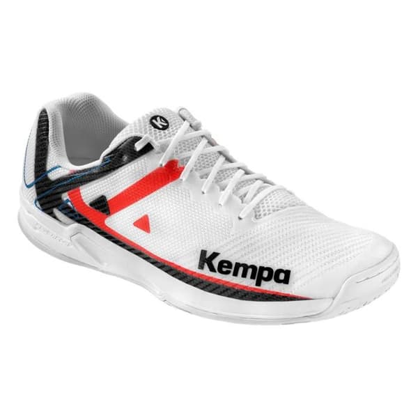 Kempa Wing 2.0 inomhusskor - vit/röd/svart