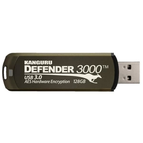KANGURU Defender 3000 USB-minne - 32 GB - USB 3.0 - Cap - Brun