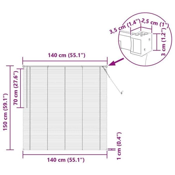 vidaXL Butik Vänster Grå Silver 150 x 140 cm PVC 42003690