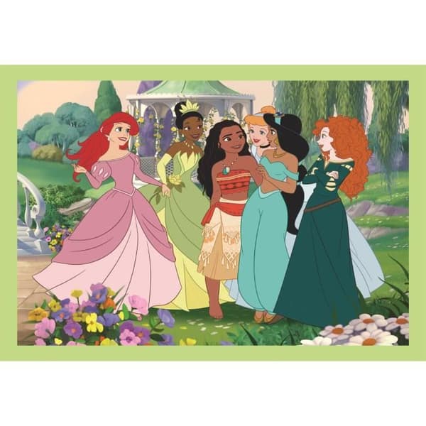 CLEMENTONI - Pussel 4 i 1 - Disney Princess
